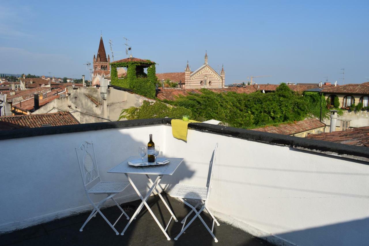 Ferienwohnung La Soffitta Bohemien Verona Exterior foto